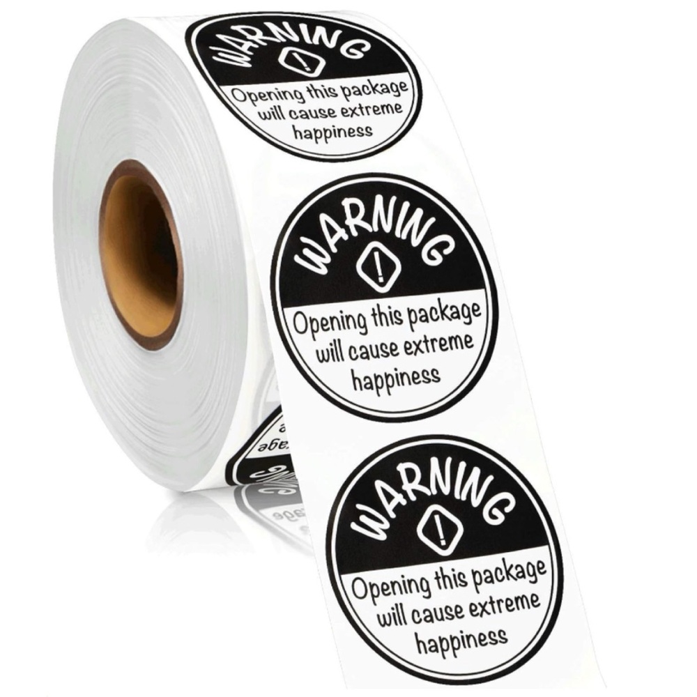 🆕 Warning Extreme Happiness Stickers New!